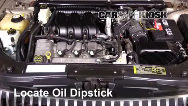 2005 Mercury Montego Premier 3.0L V6 Aceite Controlar nivel de aceite